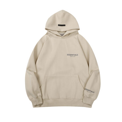Essentials Fear of God Basic Cream Hoodie