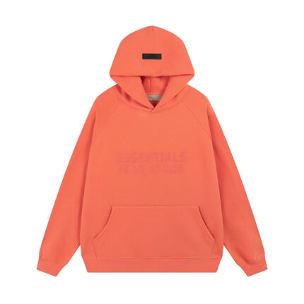 Essentials Fog Coral Red Hoodie