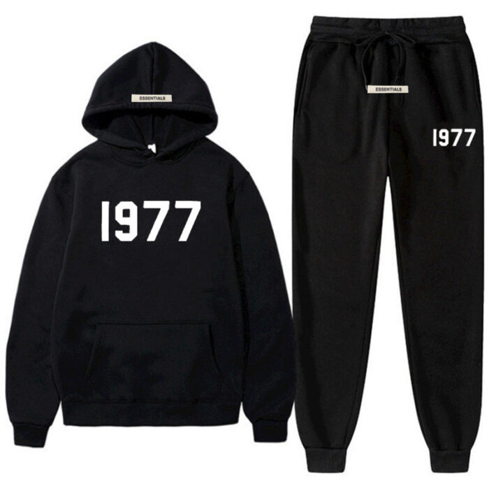 Fear OF God 1977 Essentials Tracksuit Black