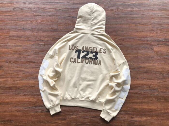 Essential 123 Logo Off White Hoodie
