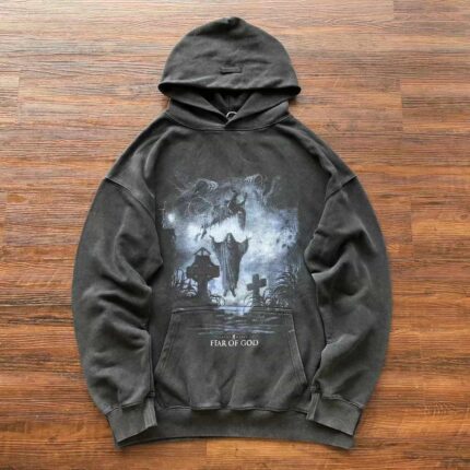 Essential Fear Of God Grey Hoodie