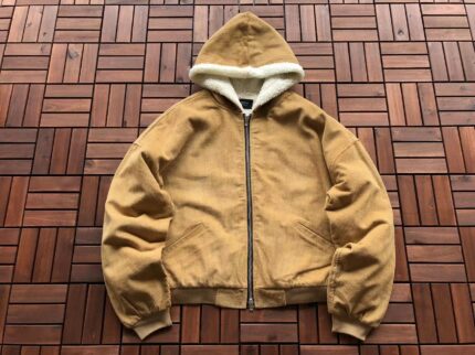Essential Fog Brown Zipup Hoodie