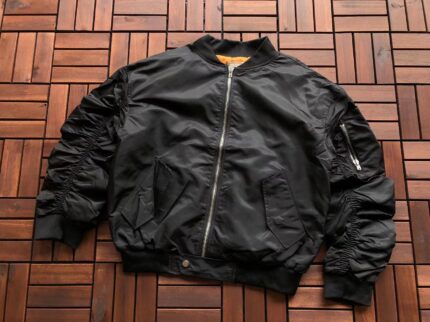 Essential Zipup Black Jacket